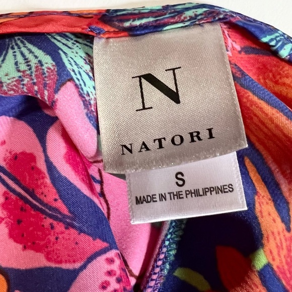 Natori Floral Gown and Robe set size S Maxi Length multicolored - Picture 16 of 16